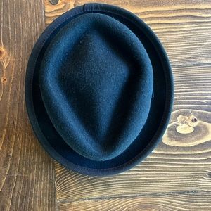 Boys Black pork pie hat
